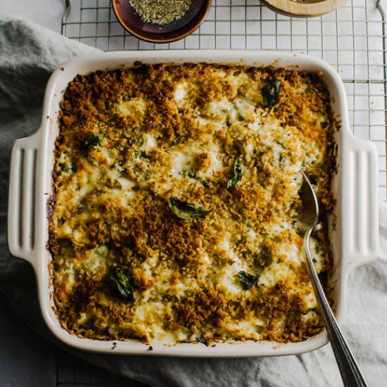 Chicken Alfredo Cauliflower Bake - Recipe photo by AimeeMarsLiving