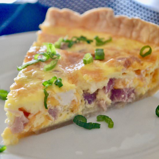 Ham and Cheese Quiche - Recipe photo by thisdelicioushouse