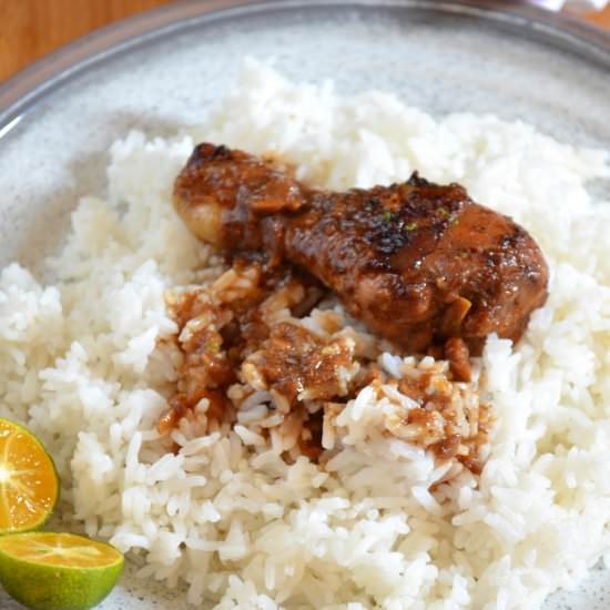 Filipino Chicken Adobo in Calmansi - Recipe photo by thenotsocreativecook