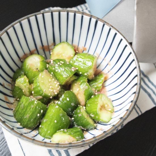 Mentaiko Cucumber - Recipe photo by foodmakesmehappy