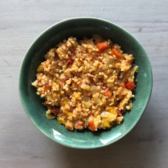 Bulgur Wheat Pilaf - Recipe photo by arianas
