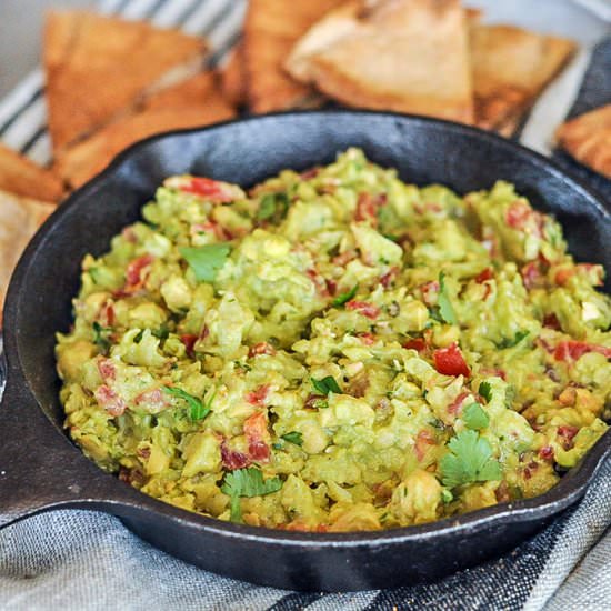AVOCADO CHICKPEA DIP - Recipe photo by Veggiecurean
