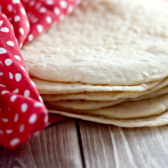 Homemade Flour Tortillas - Recipe photo by Happiest Camper