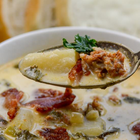 ZUPPA TOSCANA OLIVE GARDEN COPYCAT - Recipe photo by adventuresofanurse