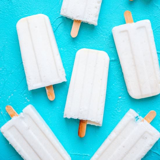 Vegan Marshmallow Coconut Popsicles - Recipe photo by liveeatlearn