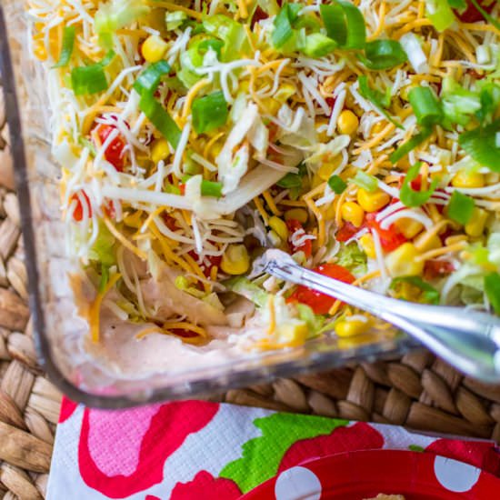 Best-ever spicy taco dip - Recipe photo by peanut.blossom