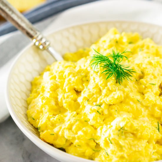 Truffle Egg Salad - Recipe photo by Burrata and Bubbles