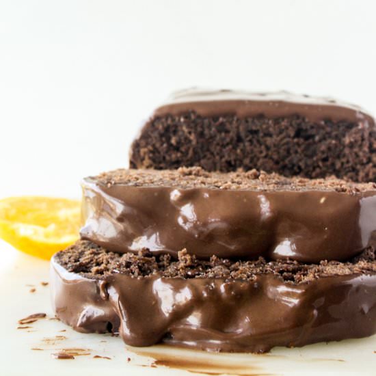 Chocolate Orange Cake - Recipe photo by The Desserted Girl