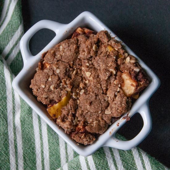 Weeknight Apple Crisp for Two - Recipe photo by slumberandscones