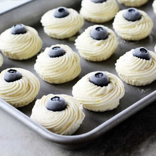 Lemon Cheesecake Keto Fat Bombs - Recipe photo by Fat Girl Happy