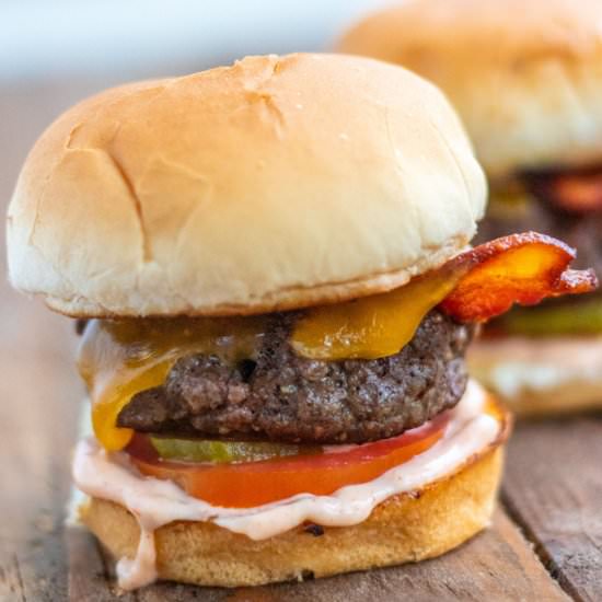 Bacon Skillet Sliders - Recipe photo by catzinthekitchen