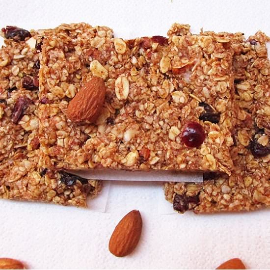 No-Bake Oat Granola Bars - Recipe photo by ADkitchen