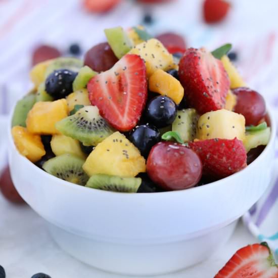 Fruit Salad - Recipe photo by peasandpeonies