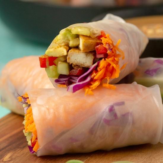Vegan Spring Rolls - Recipe photo by lovingitvegan