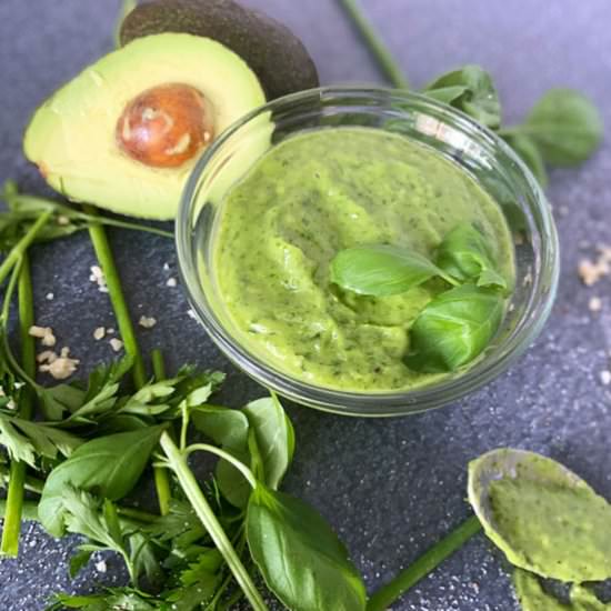 Green Goddess Salad Dressing - Recipe photo by paleoscaleo