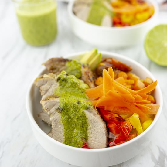 Cilantro Lime Pork Loin - Recipe photo by glxrecipes