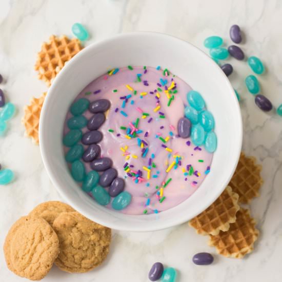 HOW TO MAKE MERMAID COOKIE DIP - Recipe photo by Stylish Cravings