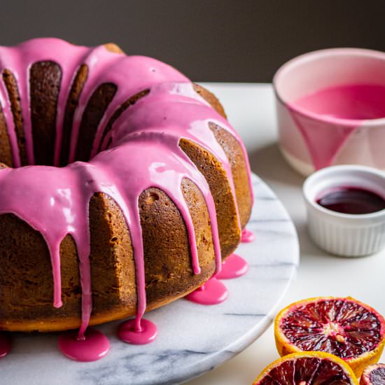 Blood Orange Buttermilk Bundt Cake - Recipe photo by kneadbakecook