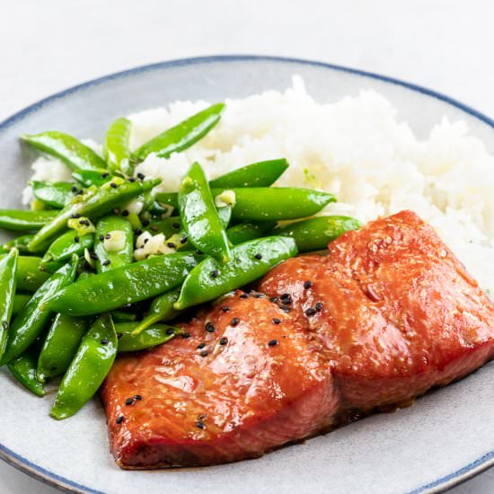 Easy Baked Teriyaki Salmon - Recipe photo by drivemehungry