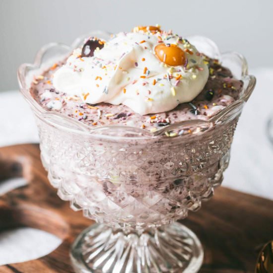 Cherry Almond Ambrosia Salad - Recipe photo by OliveandArtisan