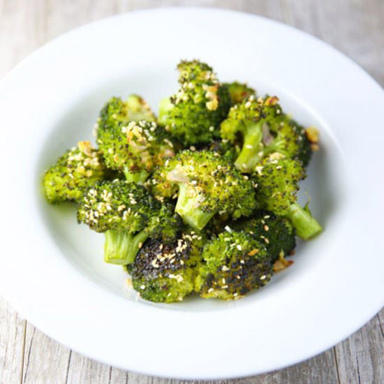 Ginger Sesame Roasted Broccoli - Recipe photo by Tastefulventure