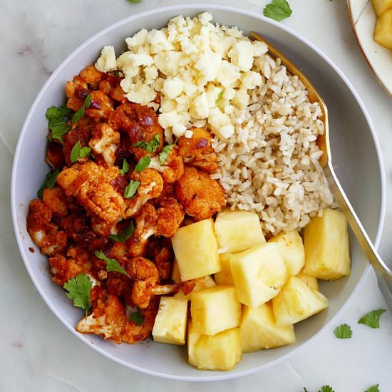 Cauliflower al Pastor Bowls - Recipe photo by its_a_vegworld_afterall