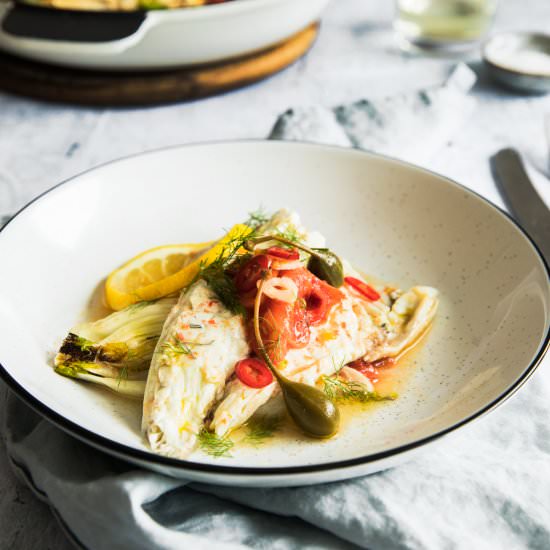 Sea Bream with Fennel - Recipe photo by jernejkitchen