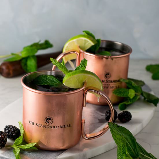 Blackberry Mint Moscow Mules - Recipe photo by loveinmyoven