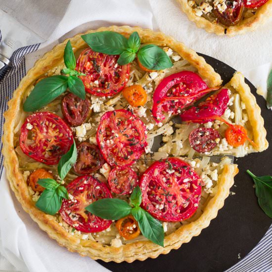 Tomato and Fennel Tart - Recipe photo by Gday Souffle