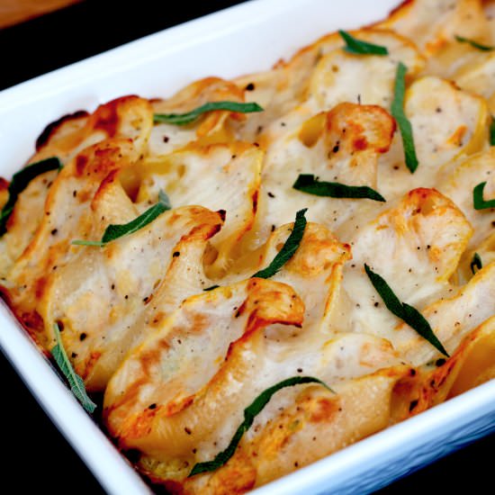Pumpkin, Ricotta & Sage Pasta Shell - Recipe photo by itsnotcomplicatedrecipes