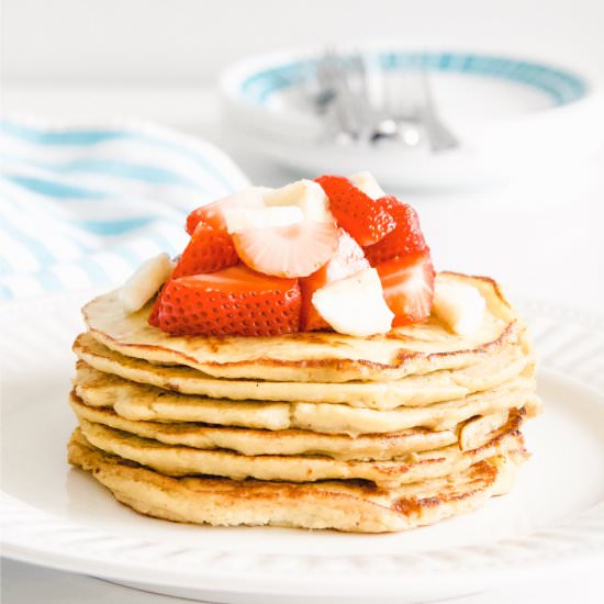 3 Ingredient Protein Pancakes - Recipe photo by The Best of this Life