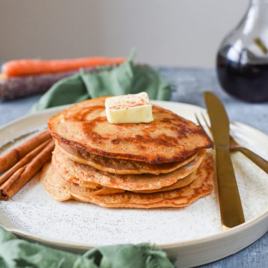 5 Ingredient Carrot Cake Pancakes - Recipe photo by mymoderncookery