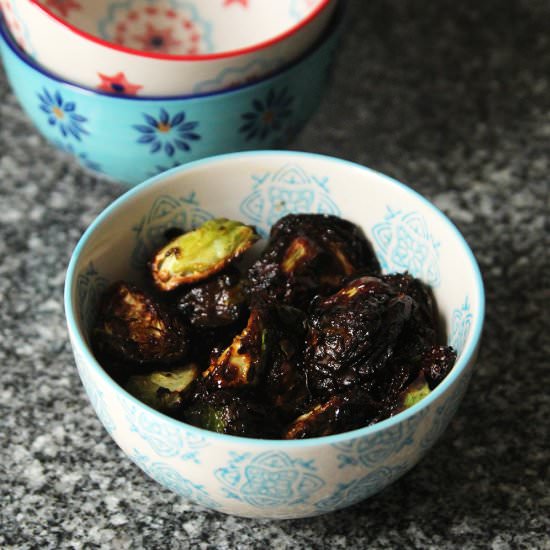 Spicy Sweet Fried Brussels Sprouts - Recipe photo by cucinabella