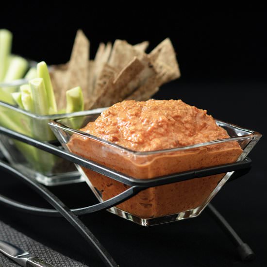 LEBANESE MUHAMMARA ROAST PEPPER DIP - Recipe photo by twosleeevers
