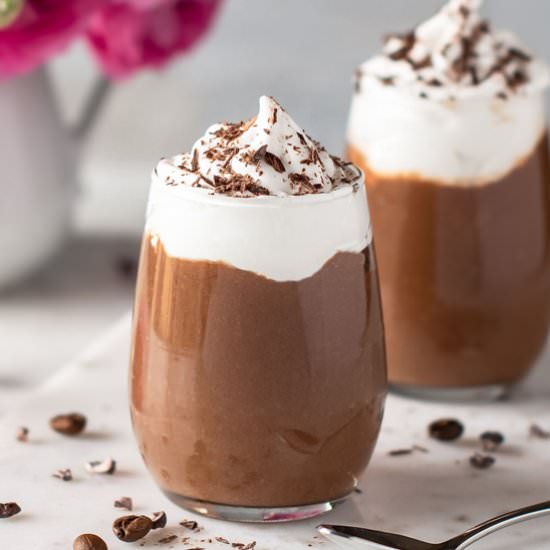 Espresso Chocolate Mousse (vegan) - Recipe photo by crazyinspiredlife