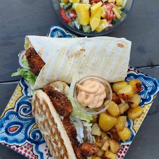 Chicken panini and wrap - Recipe photo by Cuisina
