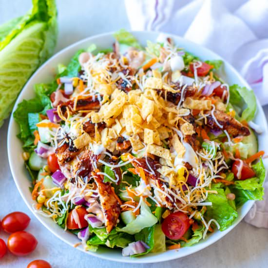 BBQ Chicken Salad - Recipe photo by amindfullmom