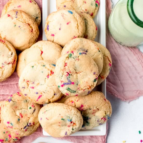 Fluffy Sprinkle Cookies - Recipe photo by kickassbaker