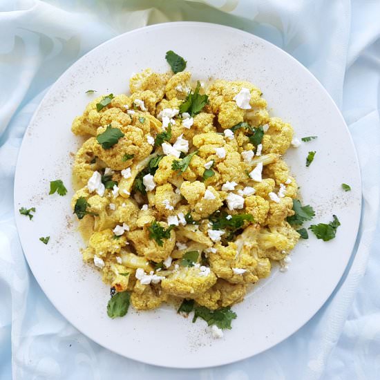 Roasted Cauliflower With Yogurt - Recipe photo by Cooking and Cooking