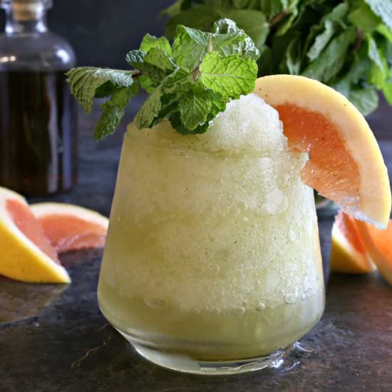 Brown Sugar Frozen Grapefruit Julep - Recipe photo by Hungry Couple