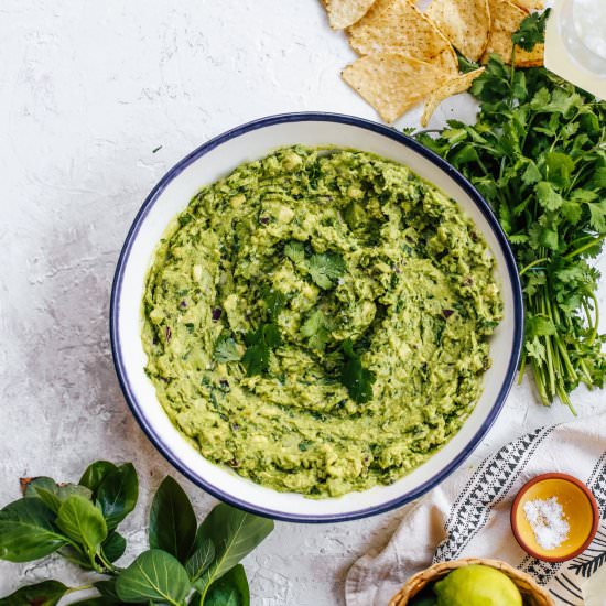 Guacamole for a Crowd - Recipe photo by thecollegehousewife