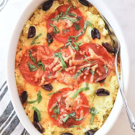 Spaghetti Squash Pepperoni Pizza - Recipe photo by finishedwithsalt