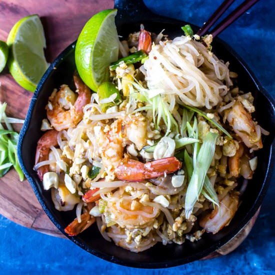 Keto Pad Thai - Recipe photo by Cast Iron Keto