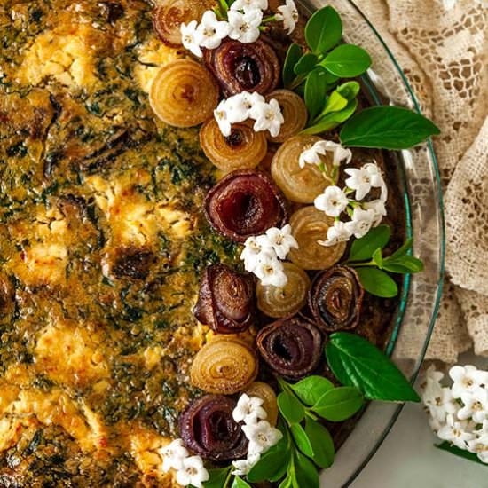 Goat Cheese Quiche - Recipe photo by shekeepsalovelyhome