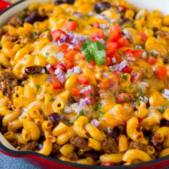 Chili Mac and Cheese - Recipe photo by dinneratthezoo
