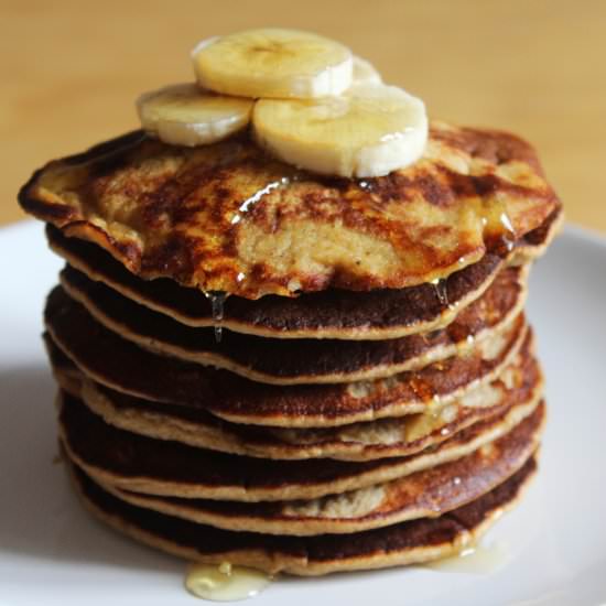 Gluten freee banana pancakes - Recipe photo by hornoMX