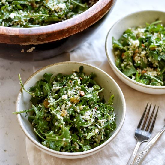 Arugula Quinoa Salad - Recipe photo by thesubversivetable