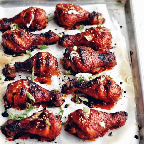 Gochujang Chicken Drumsticks - Recipe photo by thesubversivetable