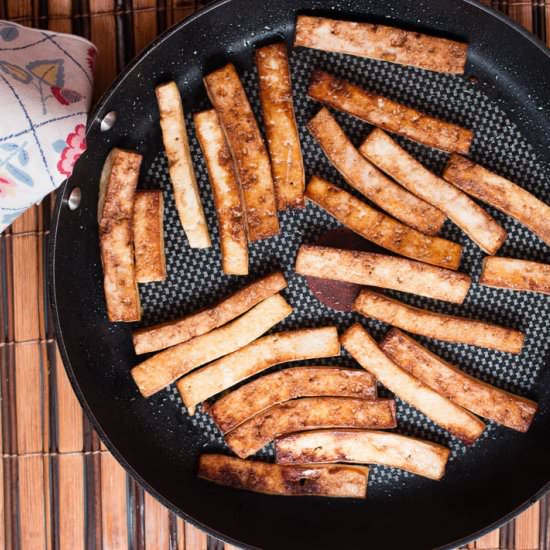 Pan Fried Tamari Tofu - Recipe photo by Eat Simple Food