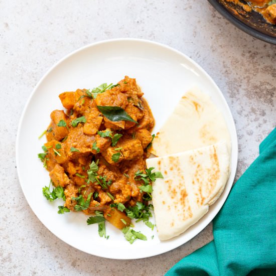 Tempeh Cauliflower Potato Curry - Recipe photo by richa